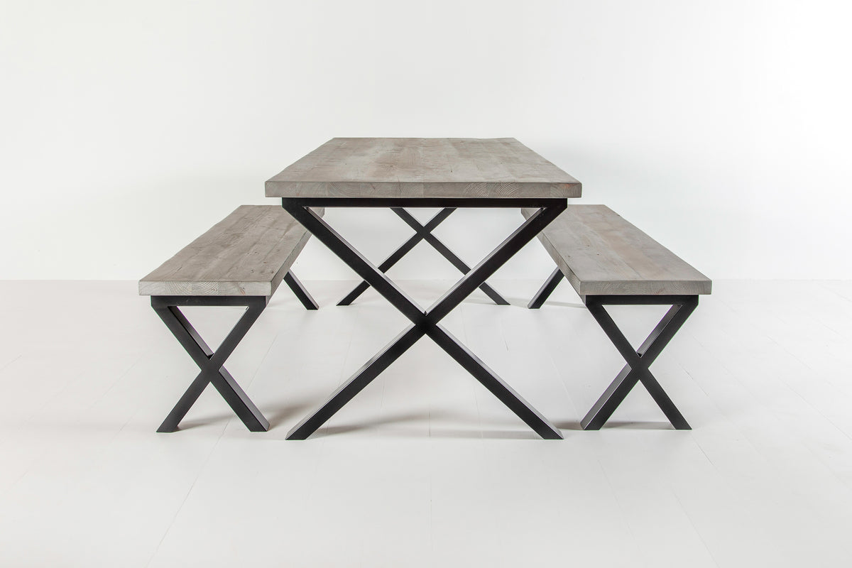 Shelby Dining Table - Crossed Leg