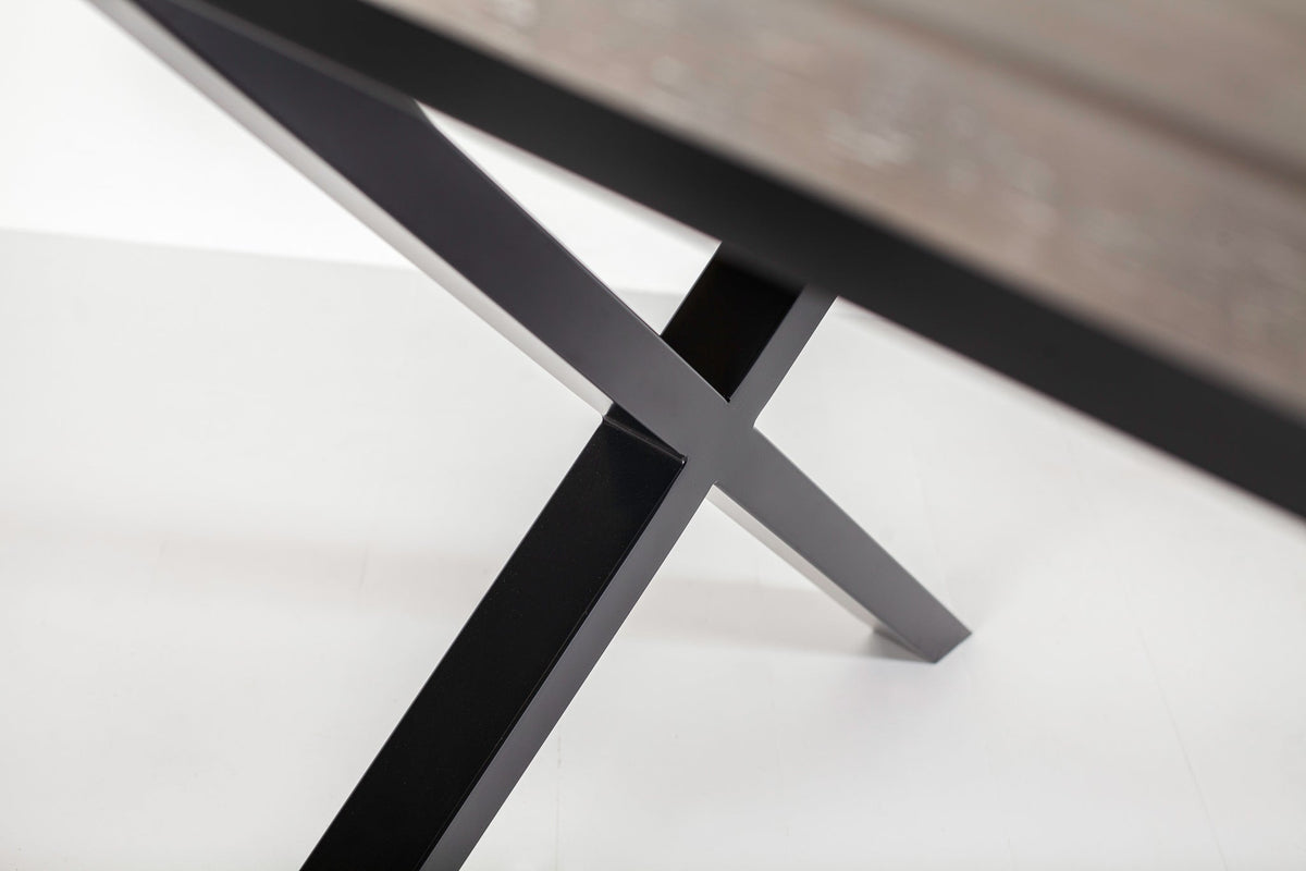 Shelby Dining Table - Crossed Leg