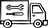 Black cartoon truck