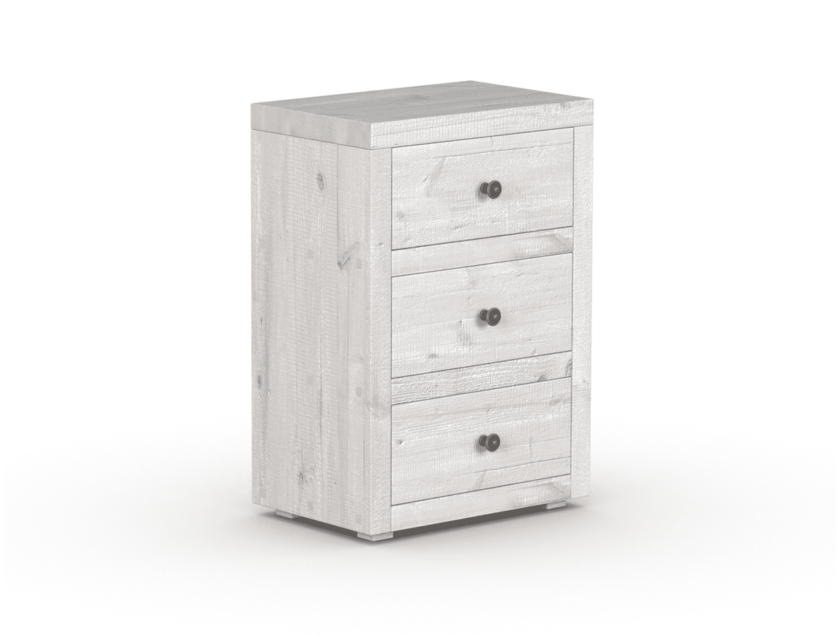 Branson 3 Drawer Bedside