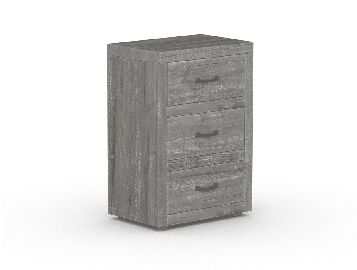 Branson 3 Drawer Bedside