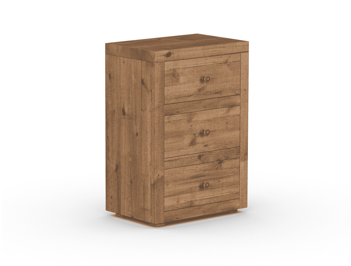 Branson 3 Drawer Bedside