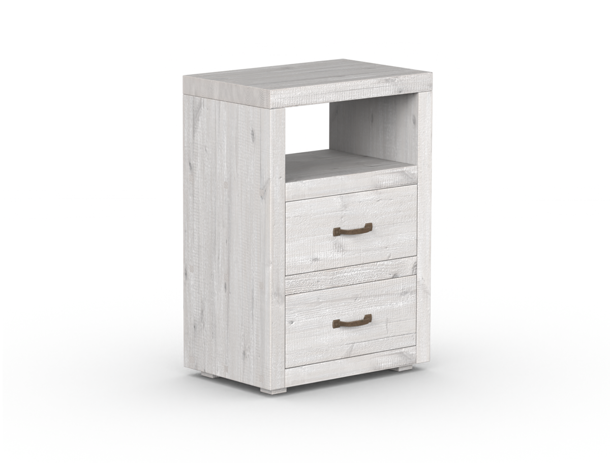 Branson Tall 2 Drawer Bedside