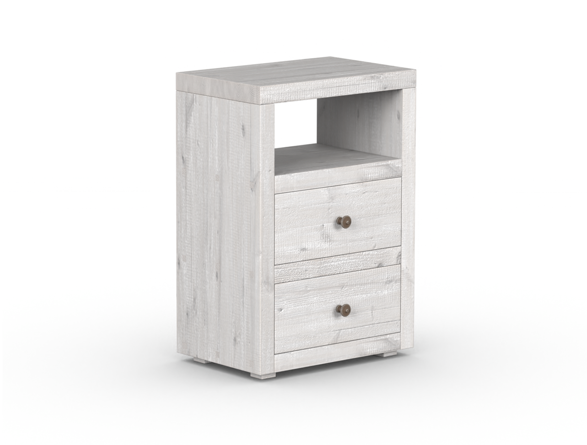 Branson Tall 2 Drawer Bedside