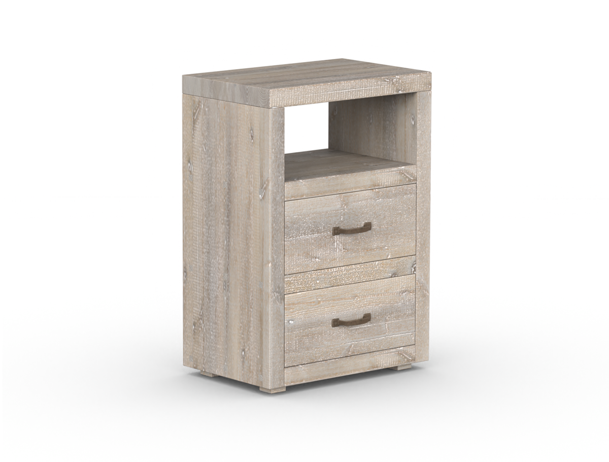 Branson Tall 2 Drawer Bedside