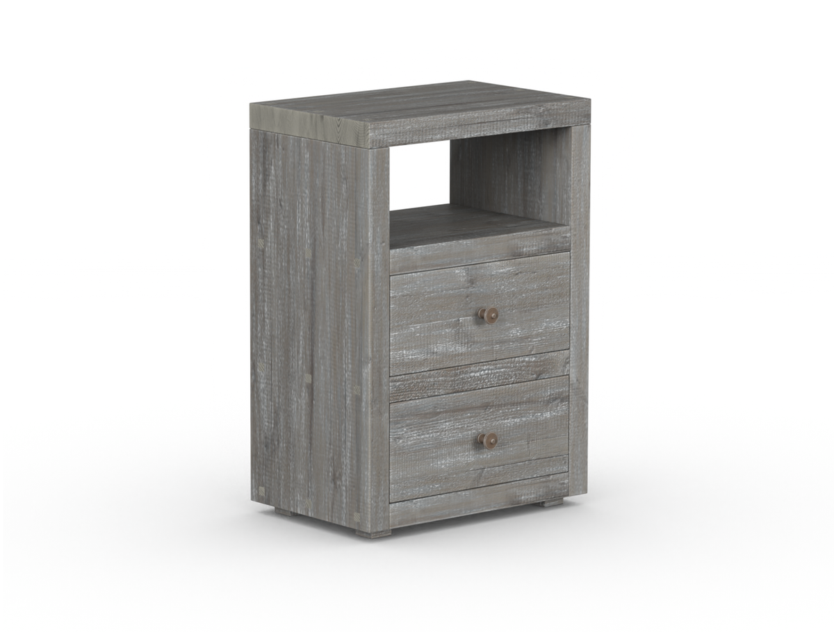 Branson Tall 2 Drawer Bedside
