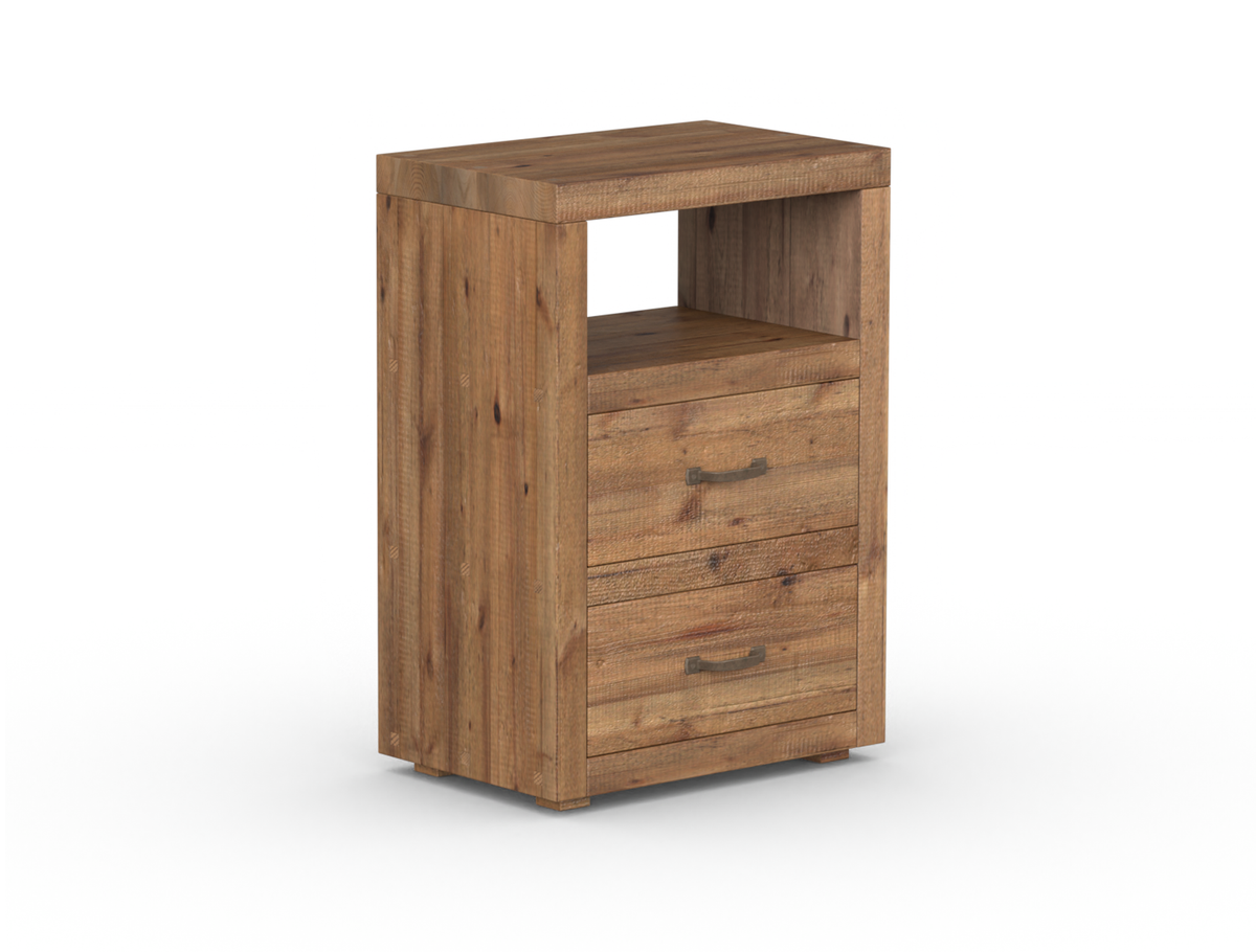 Branson Tall 2 Drawer Bedside