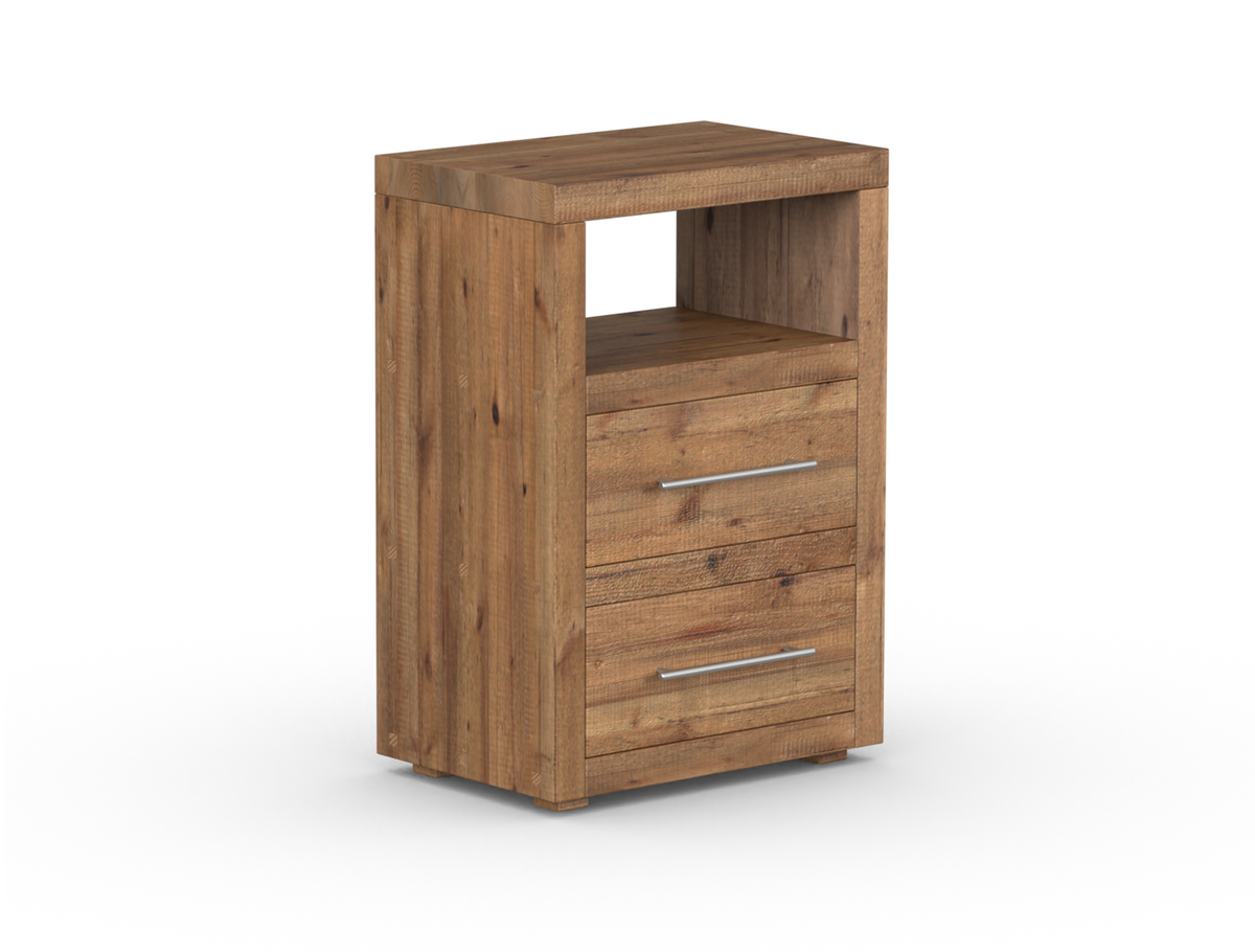 Branson Tall 2 Drawer Bedside