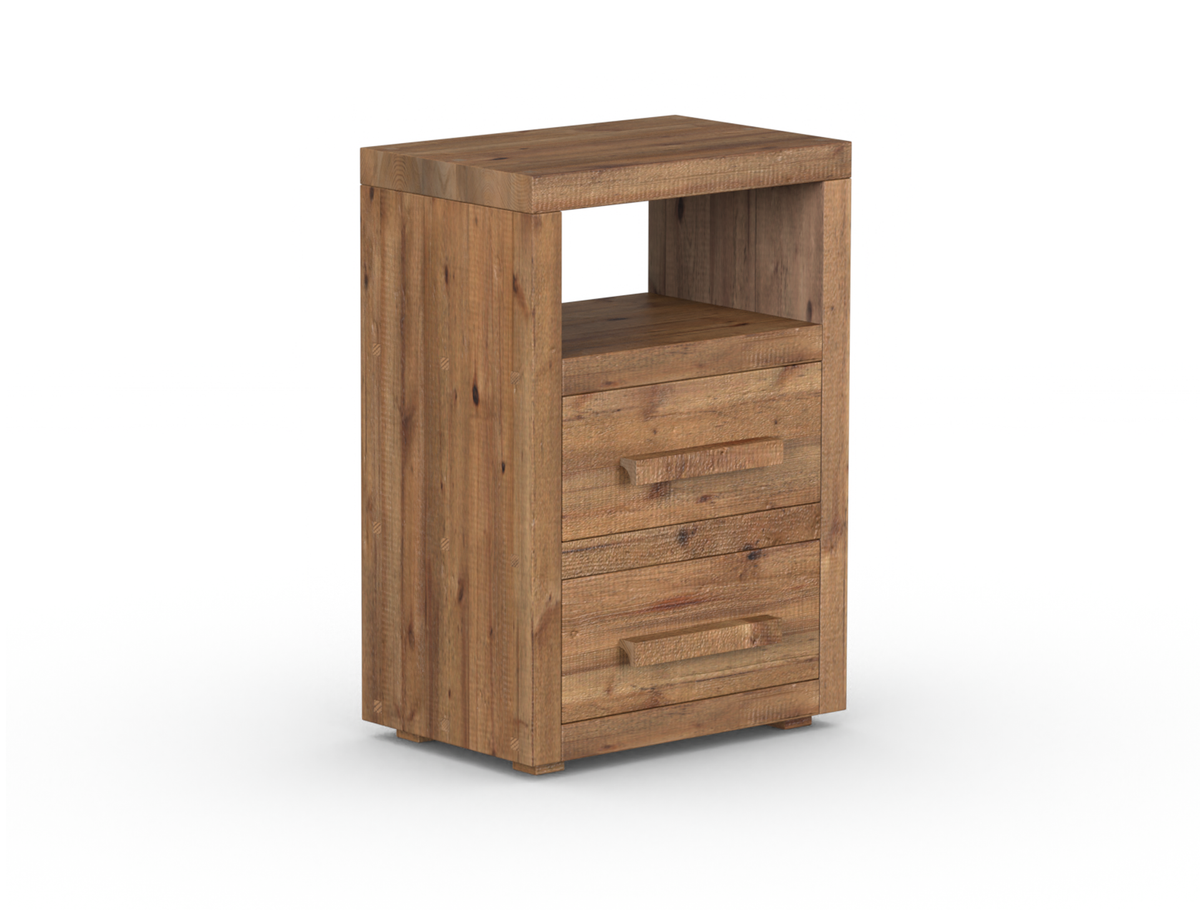 Branson Tall 2 Drawer Bedside