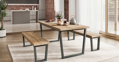 Shelby angled leg table