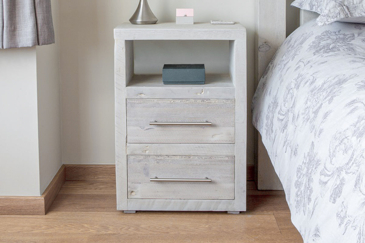 Branson Tall 2 Drawer Bedside