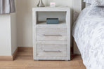 Branson Tall 2 Drawer Bedside