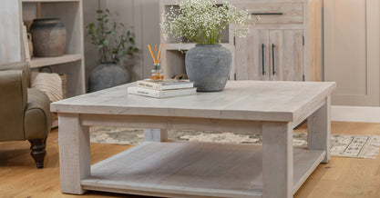 Hudson Coffee Table With Shelf