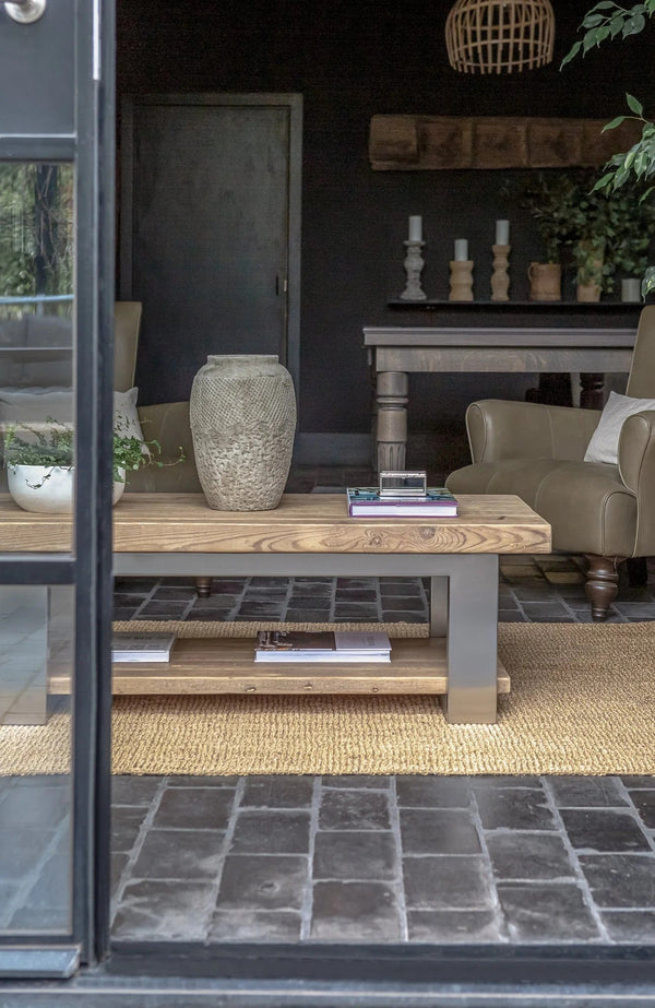 Reclaimed wood coffee table