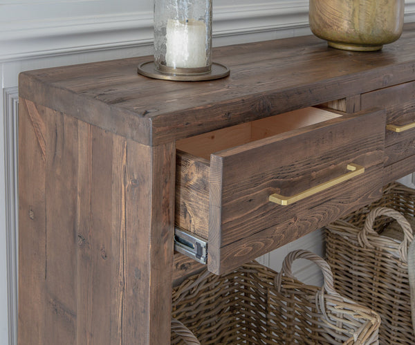 Solid wood console tables