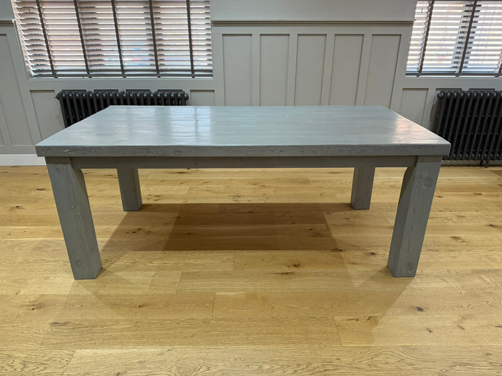 195 cm Hudson Dining Table - Smoked - Ex-Display