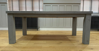 195 cm Hudson Dining Table - Smoked - Ex-Display