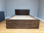 Double Branson Bed - Mocha - Ex-Display