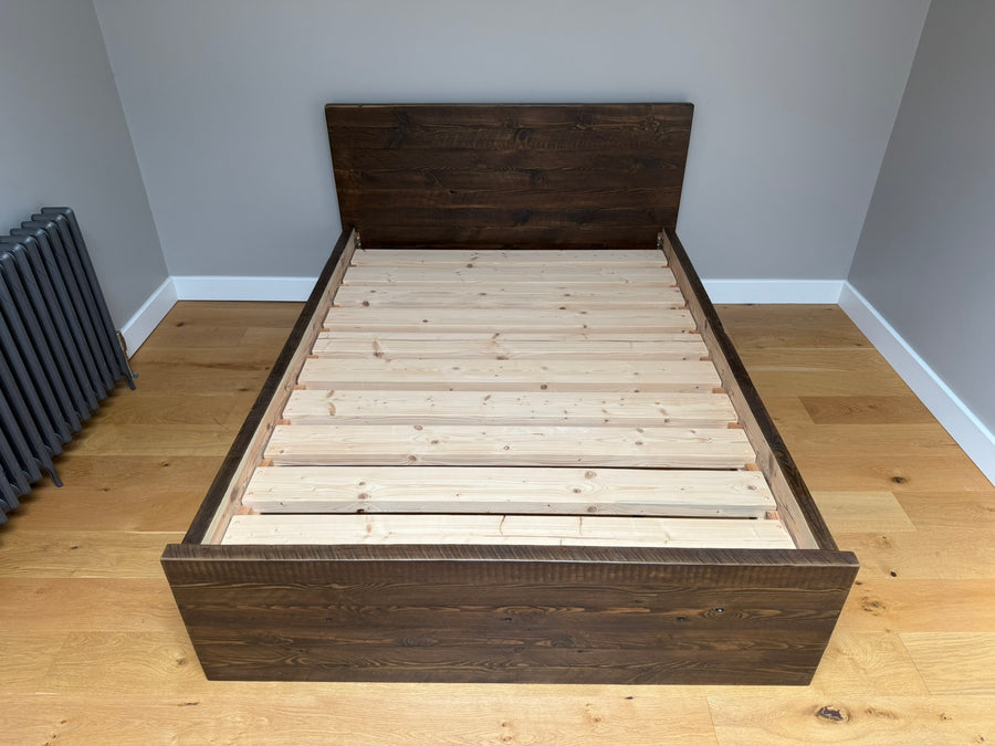 Double Branson Bed - Mocha - Ex-Display