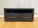 103.5 cm Branson Double TV Stand - Black - Ex-Display