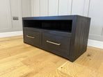 103.5 cm Branson Double TV Stand - Black - Ex-Display