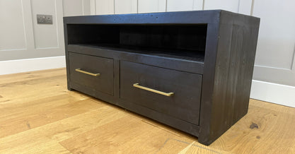 103.5 cm Branson Double TV Stand - Black - Ex-Display