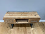 Custom height Cavendish 136.5 cm Double TV Stand - Natural - Ex-display
