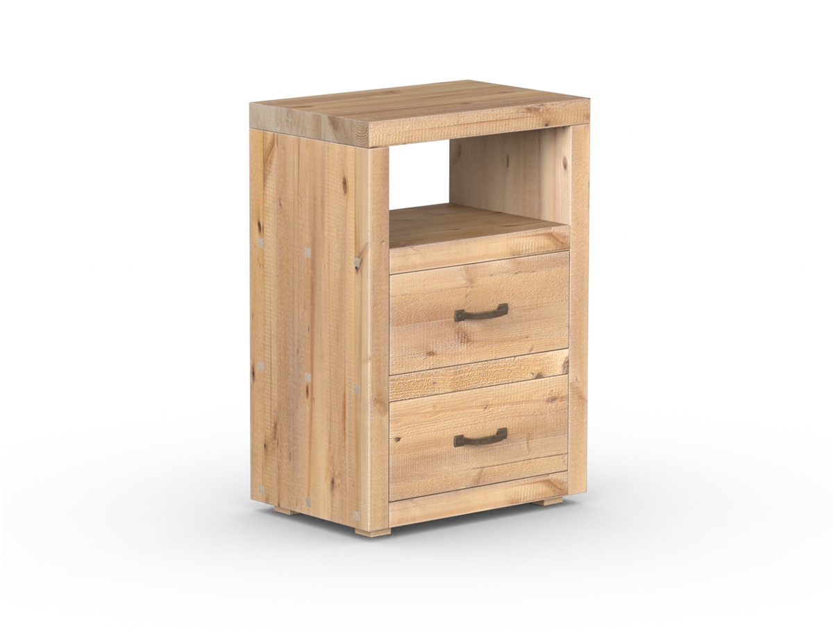Branson Tall 2 Drawer Bedside