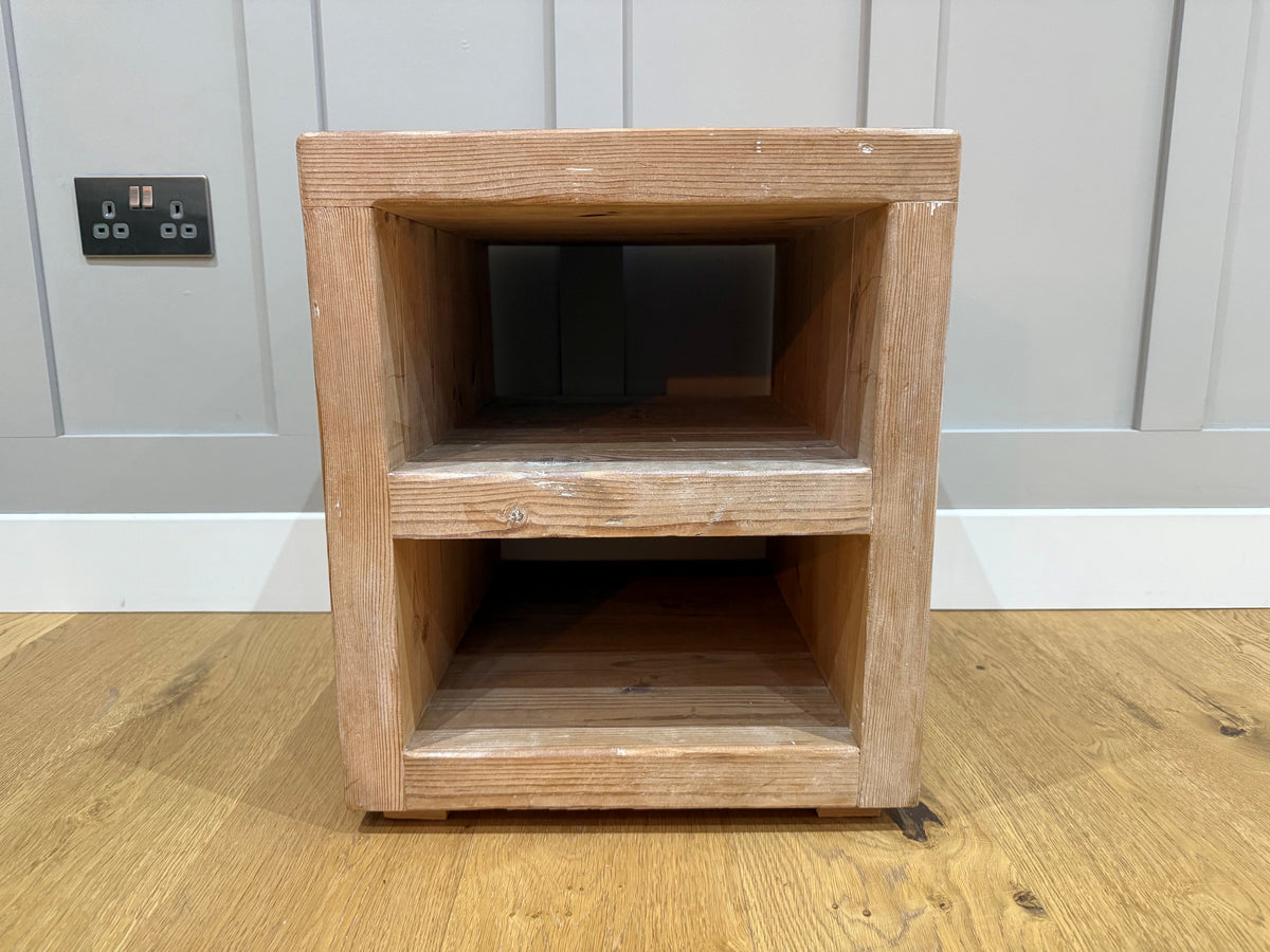 Custom Branson Side Table - Limed - Ex-Display