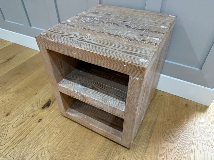 Custom Branson Side Table - Limed - Ex-Display