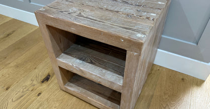 Custom Branson Side Table - Limed - Ex-Display