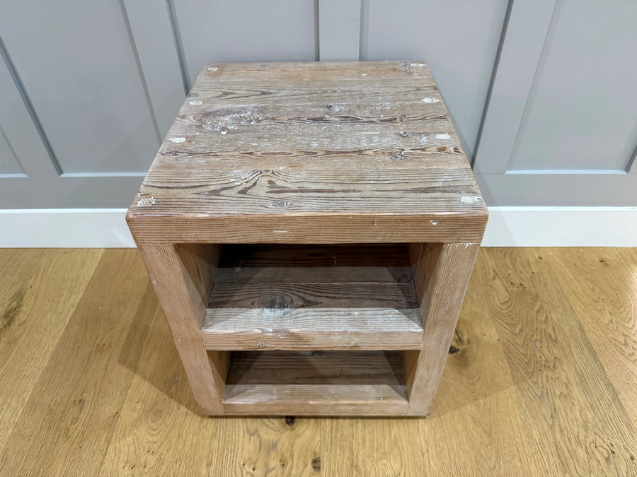 Custom Branson Side Table - Limed - Ex-Display