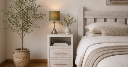 Branson Tall 2 Drawer Bedside