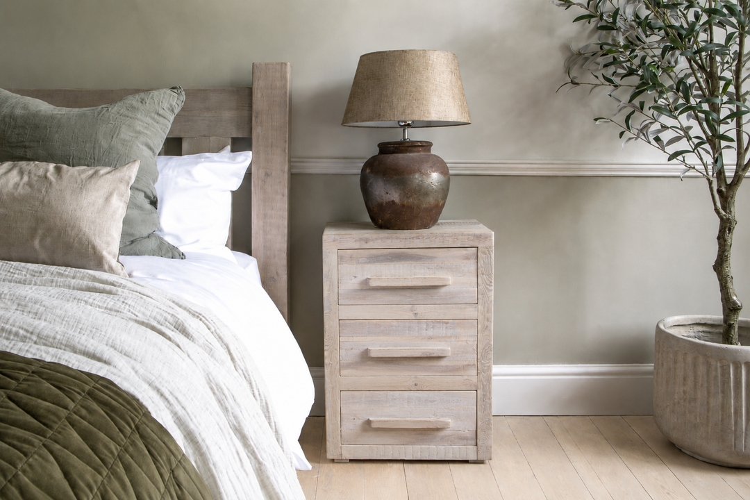 Branson 3 Drawer Bedside
