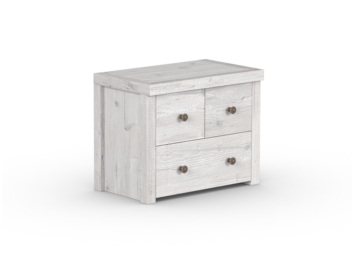 Havisham 3 Drawer Bedside