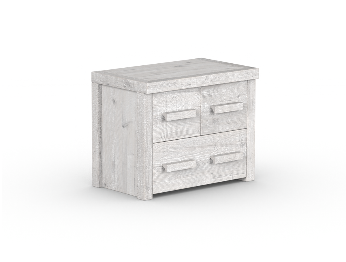Havisham 3 Drawer Bedside