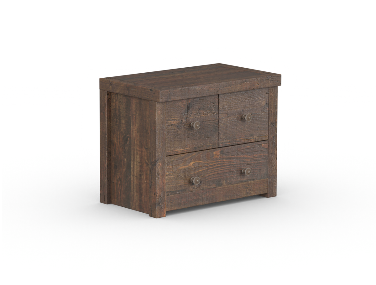 Havisham 3 Drawer Bedside