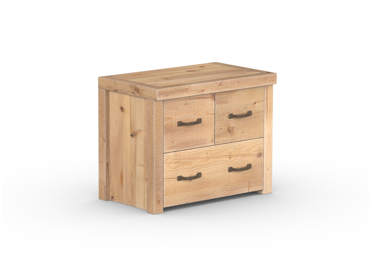 Havisham 3 Drawer Bedside