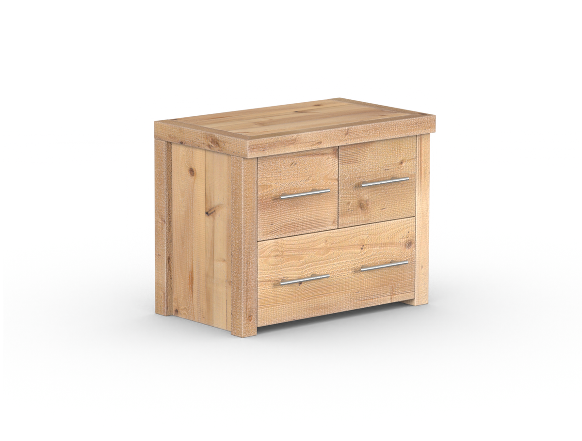 Havisham 3 Drawer Bedside