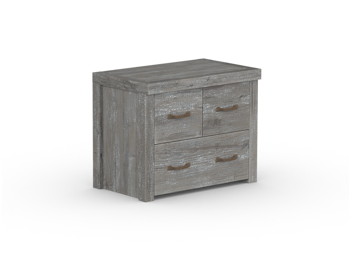 Havisham 3 Drawer Bedside