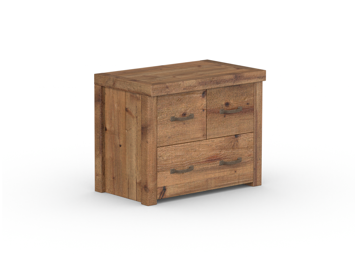 Havisham 3 Drawer Bedside