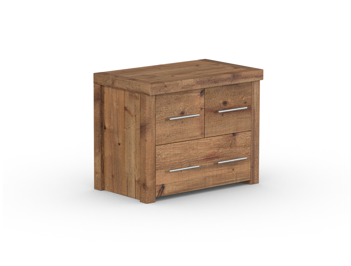 Havisham 3 Drawer Bedside