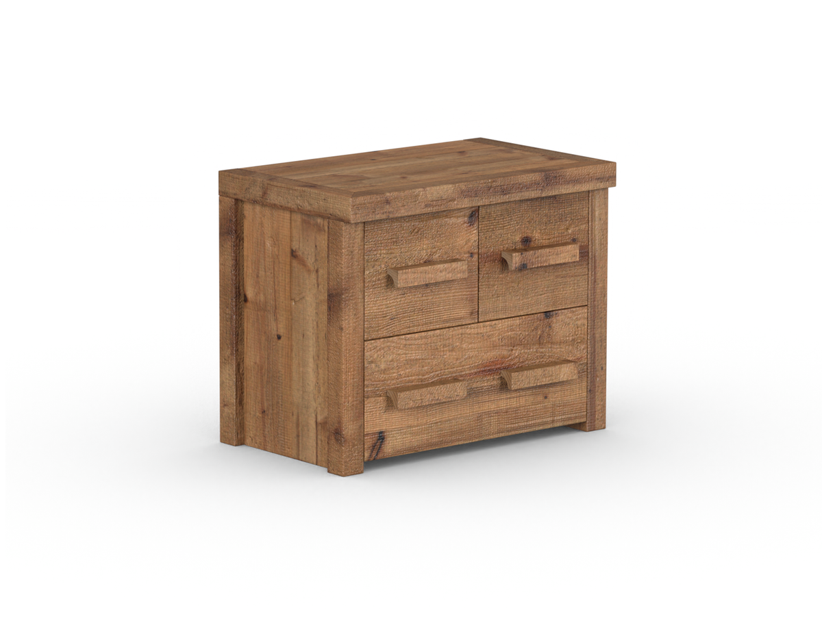 Havisham 3 Drawer Bedside
