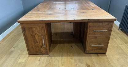 Custom Triple Hudson Large Desk - Warm (CAN BE SPLIT)