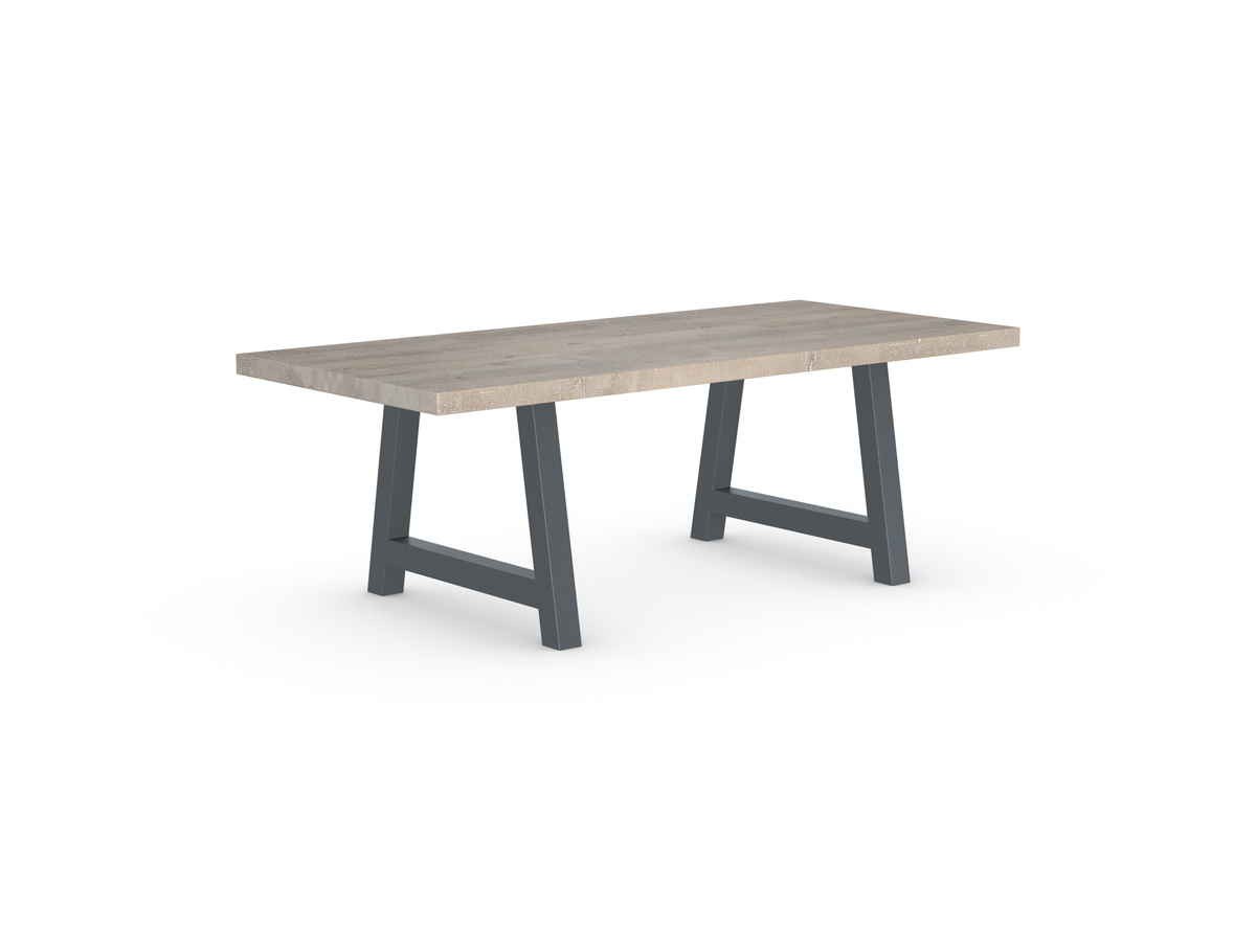 Rochester Dining Table - Long Overhang Custom Frame