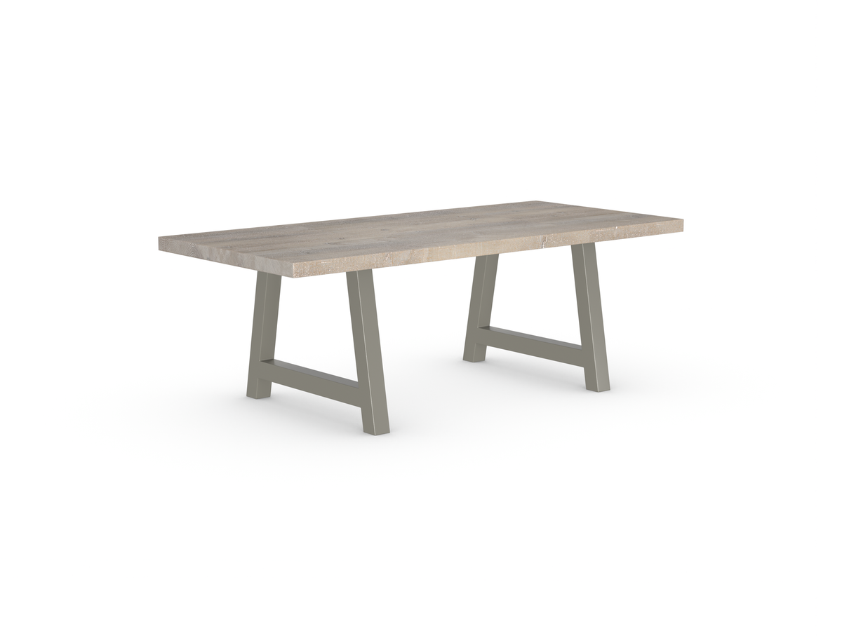 Rochester Dining Table - Long Overhang Custom Frame
