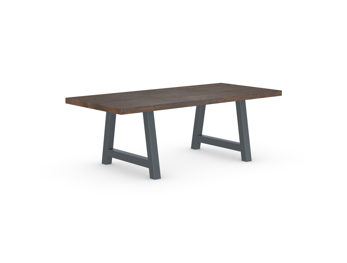 Rochester Dining Table - Long Overhang Custom Frame