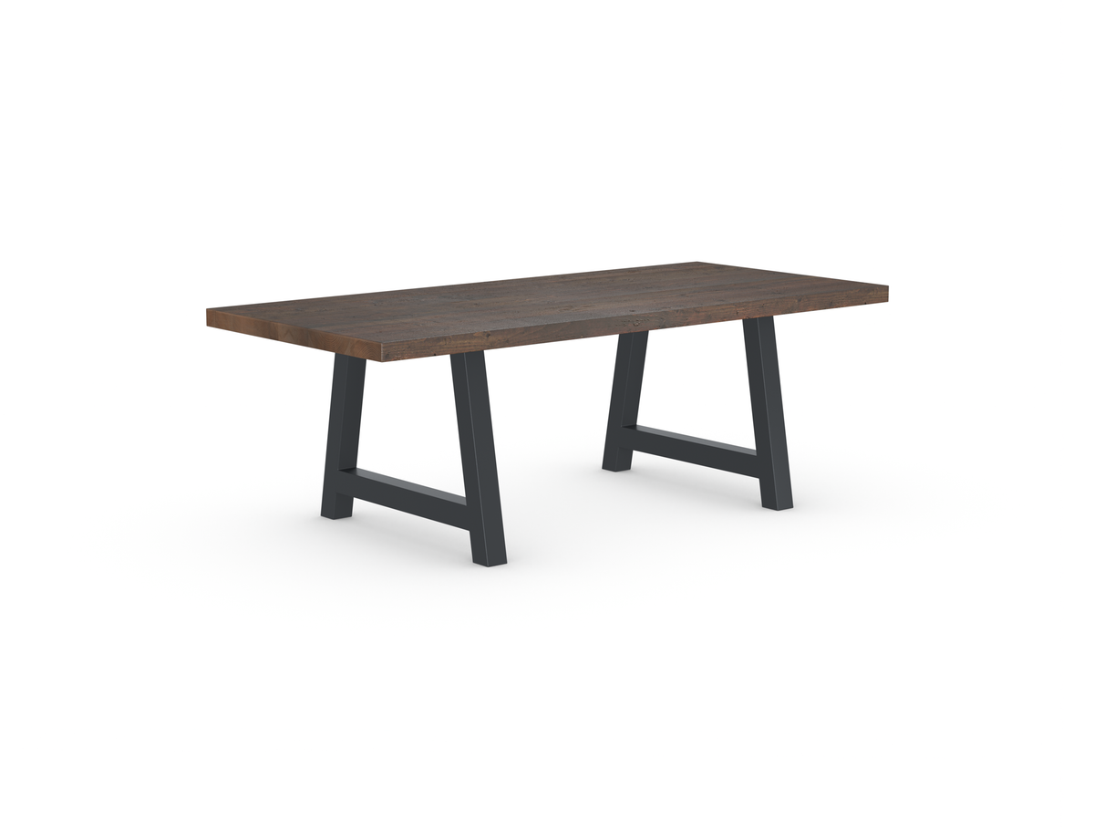 Rochester Dining Table - Long Overhang Custom Frame