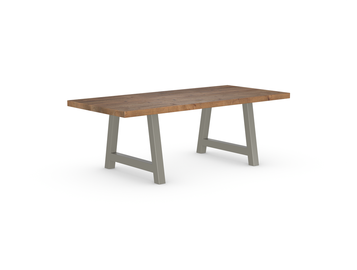Rochester Dining Table - Long Overhang Custom Frame