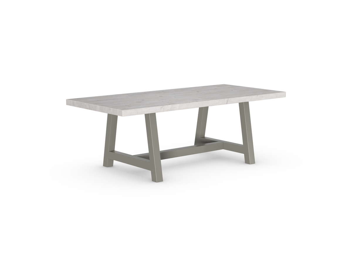 Rochester Dining Table - Long Overhang Custom Frame
